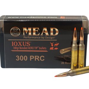 300 PRC MEAD 180gr Bonded AERO TIP. FREE Ammo Box!! (20 rounds)