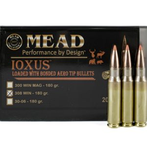 308 WIN  MEAD 180gr Bonded AERO TIP Hunting Ammunition! (20 rounds)