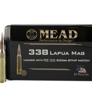 338 Lapua Mag MEAD 300gr BTHP (20 rounds)