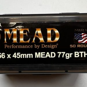 5.56 x 45mm MEAD 77gr BTHP!   (50 rounds)