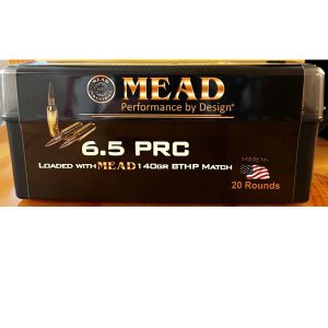 6.5 PRC MEAD 140gr BTHP (20 rounds)