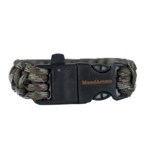 Mead Survival (Fire Starter - Emergency Whistle) Ripcord Bracelet