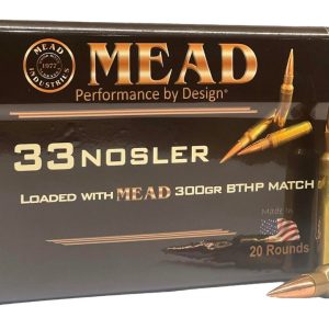 33 Nosler MEAD 300gr BTHP (20 rounds)