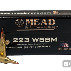 223 WSSM Hornady 50gr V-Max (20 rounds)