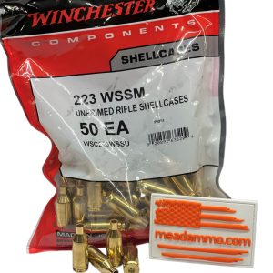 223 WSSM Winchester Unprimed Brass (50 count)75